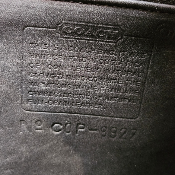 Coach Willis Purse In Black Leather/Brass Hardwear - Picture 4 of 16